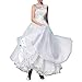 Kumeng Women's Ankle Length Petticoats Long Plus Size Wedding Slips Crinoline Underskirt for Prom Evening Wedding Dress