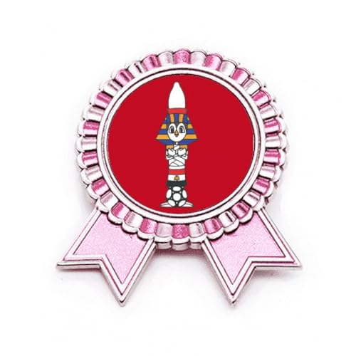 Broche sphinx Égypte rose en métal : l'éclat du design mystique m