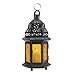 Accent Plus 37437 Yellow Glass Moroccan Lantern, Multicolor