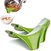 SFASTER - Entonnoir de soupe en silicone - Déflecteur anti-goutte - Avec bec verseur - Entonnoir - Pour casseroles, bols, pots, pots, soupe, verser, soupe, Déflecteur - Entonnoir liquide - 2 pièces