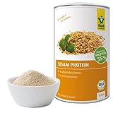 Raab Vitalfood Bio Sesam-Protein Pulver, rein pflanzliches Proteinpulver mit 55 % Eiweiß, aus biologischem Anbau, vegan, 500 Gramm