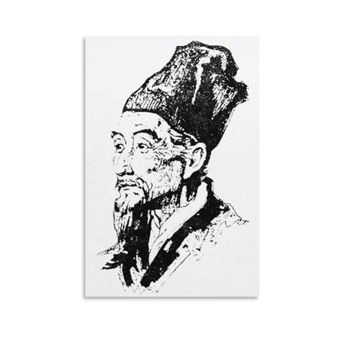 Poster Li Shizhen sur toile tableau décoration murale moderne 50x75 cm