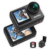 AKASO Brave 7 LE アクションカメラ 4K60fps 20MP IPX7本機防水 40M防水 水中カメラ 六軸手ぶれ補正 アクションカム デュアルカラー タッチパネル式 タイムラプス WiFi/Type-C外部マイク対応 1350mAhバッテリー2個 リモコン付き