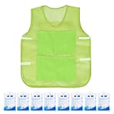 Gilet Refrigerante, Gilet Refrigerante Unisex Con 8 Impacchi Di Ghiaccio