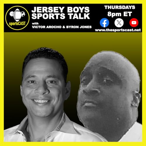 Giants announce Jaxson Dart starter for rest of season | Jersey Boys Sports Talk with Victor Arocho, Byron Jones and Pamela Dolfan Podcast Por arte de portada