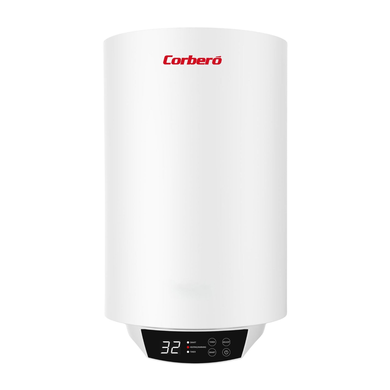 Corberó – Termo Eléctrico Digital | CTWBD80 | 72L | 30-75º | Función Smart | Termostato Exterior Regulable | Protección Anticorrosión | Resistencia de Acero | Termómetro exterior| Panel Digital