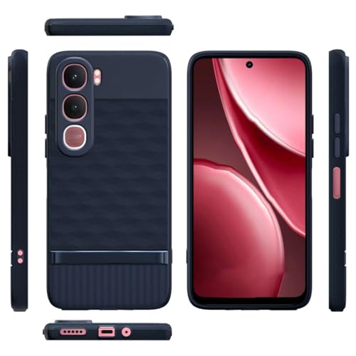 Image of Shockproof Case Compatible with Vivo Y31 5G | Full Camera Protection | TPU Flexible Back Cover for Vivo Y31 5G (Steel Blue)