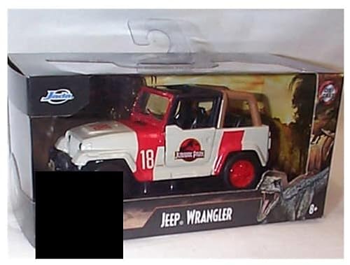 jada J'urassi'c P'ark Jeep Wrangler Vehicle 1:32 scale diecast model