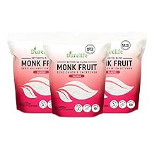 Durelife Monk Fruit Sweetener, Classic - White Sugar Substitute, Keto Diet Friendly, 11 Sugar Replacement, Zero Calorie, Classic White - 1 lb pack of 3 Packaging May Vary