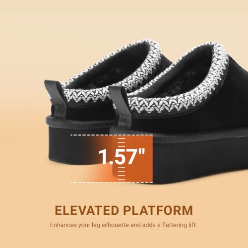 Women's Platform Genuine Suede Slippers - image 6