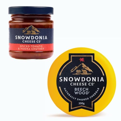 Pack Duo Snowdonia 1Cheddar Fumé + 1 Chutney Tomate italienne séchée