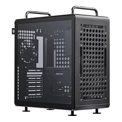 Cooler Master QUBE 540 ATX Mid-Tower PC Case, High Airflow, Tempered Glass