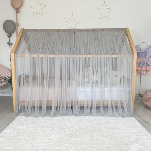 Ciel de lit en tulle doux pour créer un cocon de douceur dans sa chambre