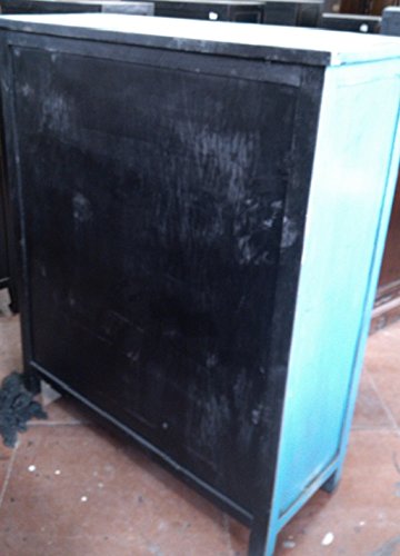 Kunibert Armoire à pharmacie antique avec 2 tiroirs et 2 portes - Largeur : 102 x Hauteur : 120 cm