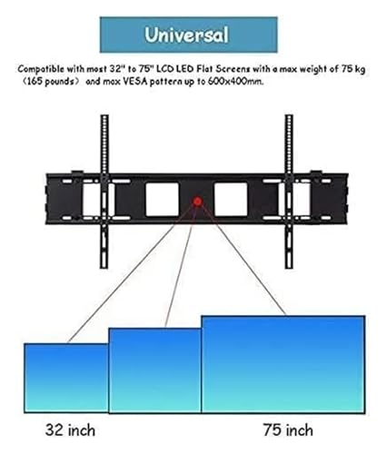 Soporte móvil para TV de 55" a 90" con altura ajustable miniatura 3