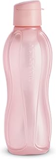 Tupperware Eco Twist Eco-Friendly Reusable Water Bottle, Official Product, Portable, Capacity 1 Litre, Pearl Pink