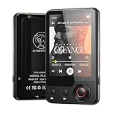AUDIOCULAR M71 MP3 Music Player with Bluetooth 5.3, HiFi Speaker, 2.4” Touch Screen, 32GB Storage (Up to 128GB), Dual Audio Jack, Type-C Port, Video Playback, E-Book, Alarm, FM Radio etc. (32GB-Black)