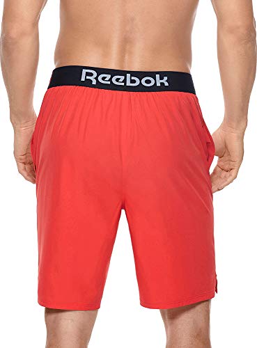 Reebok Men's Swimwear 9" Jacquard E-Board UPF 50 Drawcord Swim Shorts Bathing Suit Trunks4