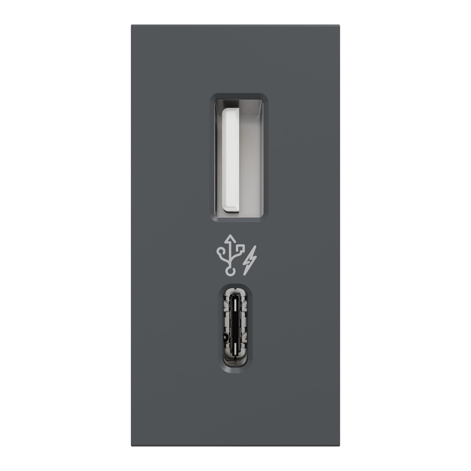 Schneider Electric 1M 12W A+C Type USB Charger, Miluz ZeTa