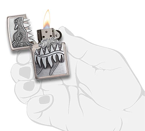 Encendedor de bolsillo Zippo Fire Breathing Dragon miniatura 6