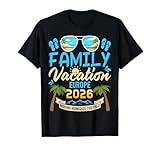Family Vacation 2026 Europe Reunion Cousin Trip Palm Tree T-Shirt