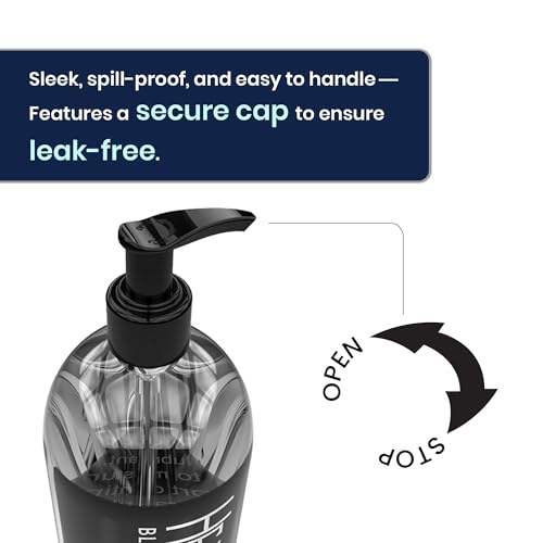 Image of Healthy Vibes Silicone Based Lube 8 oz w /Hand Pump for Latex & Hard Toys, Long Lasting Easy Clean Gel Lubricant for Privacy for Men Women Couples Lubrification