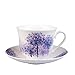Produktbild Roy Kirkham & Co Allium Chatsworth Breakfast Tasse und Untertasse, Violett