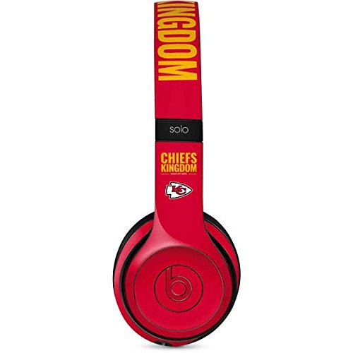 Skinit Decal Audio Skin Compatible with Beats Solo 2 Wireless - Officially Licensed NFL Kansas City Chiefs Team Motto Design
