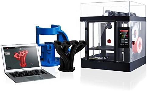 Raise3D 101016001 Pro2 3D Printer, Dual Extruder, Fully Enclosed