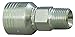 Crimp Fitting,3/4" I.D,3/4",M,NPTF
