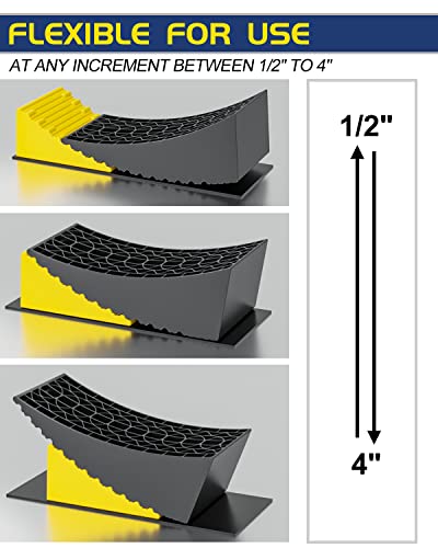 image for OFISPEED RV Leveling Blocks Ramp Kit, 2 Packs Camper Leveler System fo