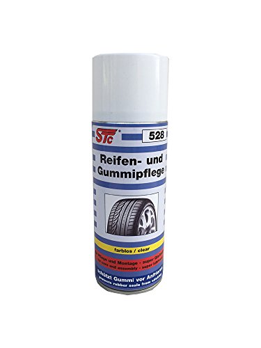 STC Reifen- und Gummipflege 400 ml Spray Reifenpflege Gleitmittel Reifenreiniger Reifen Glanz