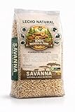Savanna Lecho Natural para Conejos 10L | Cama de Mascotas Biodegradable súper Absorbente de Pellets de Madera de Pino | Neutralizador de Olores para Jaulas | Lecho Sanitario 100% Natural