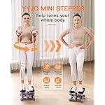 Steppers for Exercise at Home, Mini Stepper with Resistance Bands Portable Stair Stepper for Buttocks Lifting and Body Shaping - Image 2