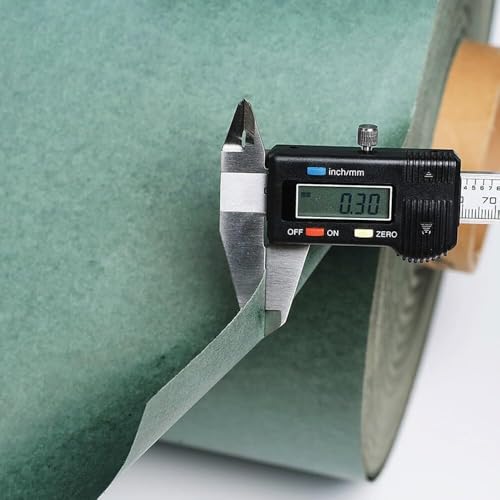 Papel de cebada de 8 cm aislante para batería junta de concha verde de 100 cm y 0.3 mm de grosor 4