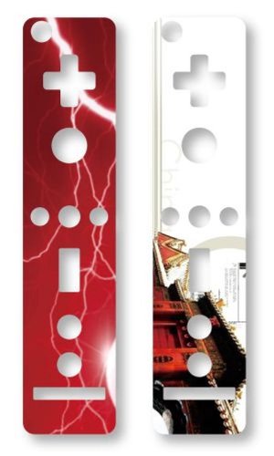 2 Skins graphix masks pour Télécommande Wii