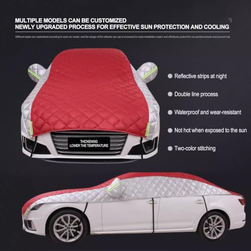 Funda coche antigranizo exterior para 718 Boxster Cayman protector impermeable coche 5