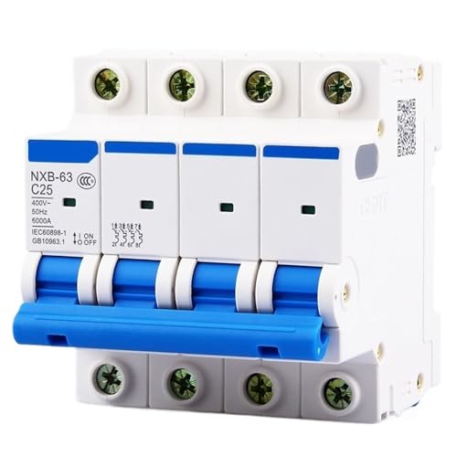 Disjoncteur miniature interrupteur à air triphasé 4 pôles AC 230V 400V