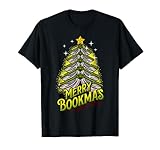 Divertente libro regali uomo donna bambini Bookworm libro brutto Natale Magliett