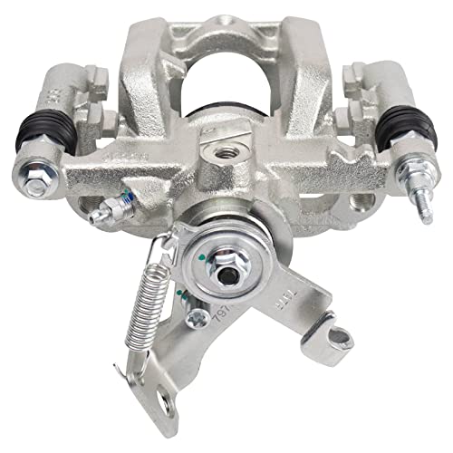 Image of TRQ Rear Right Brake Caliper w /Bracket Passenger Side