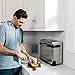 Ninja Foodi Digital Fry, Convection Oven, Toaster, Air Fryer, Flip-Away for Storage, with XL Capacity, and a Stainless Steel Finish