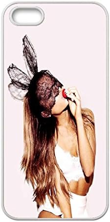 Custom Case for Iphone 5,5S,Ariana Grande phone case,DIY Cell Phone Case with Rabbit ears.