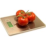 iSunnao Electronic Digital Kitchen Scale Small Sleek Design Food Weighing in Grams Ounces and Pounds, up to 11 lb. (5 Kg), White