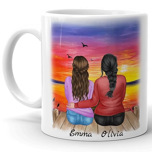 Customized-Mom-Daughter-Mug--Ceramic-CoffeeTea-Cup-Present-for-Mothers-Day-Birthday-Womens-Day-Personalized-Avatars-Quotes-Memorable-Gift-Idea