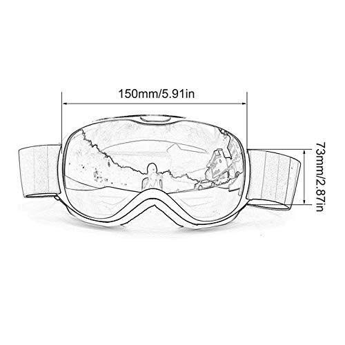 LAOTIE Occhiali da Sci Sci Occhiali sopra gli