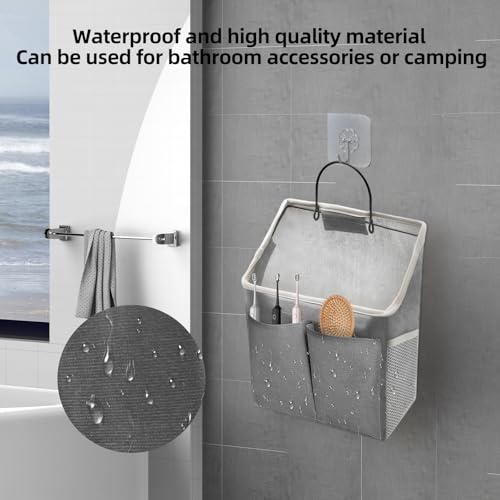 PWGHWG Hängeorganizer 2 Stück Faltbares Wandorganizer, Hängeaufbewahrung Tür Organizer Hängend mit Taschen, Hängende Aufbewahrungstasche für Bad, Küche, Camping