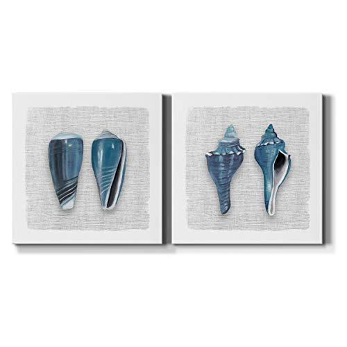 Renditions Gallery By the Sea Front III Wall Art, Premium Gallery Wrapped Canvas Decor, Ready to Hang, 40 in H x 40 in W, Made in America Print