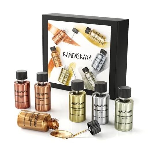 KAMENSKAYA Liquid Leaf Gilding Paint Set