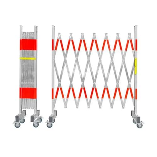 Clôture rétractable acier inoxydable avec roulettes et barrière extensible mobile