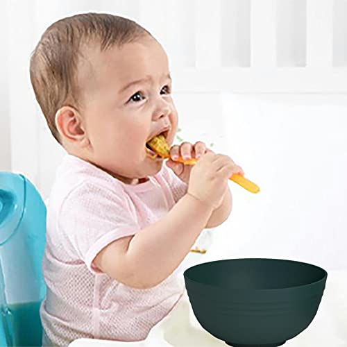 Kewoo Unbreakable Wheat Straw Dinnerware Sets Of 4, 16Pcs Reusable Dinnerware Set，Lightweight Microwave Dishwasher Safe,Plates, Cups, Bowls For R Party, Picnic, Camping, Dorm (Green) #TOP3